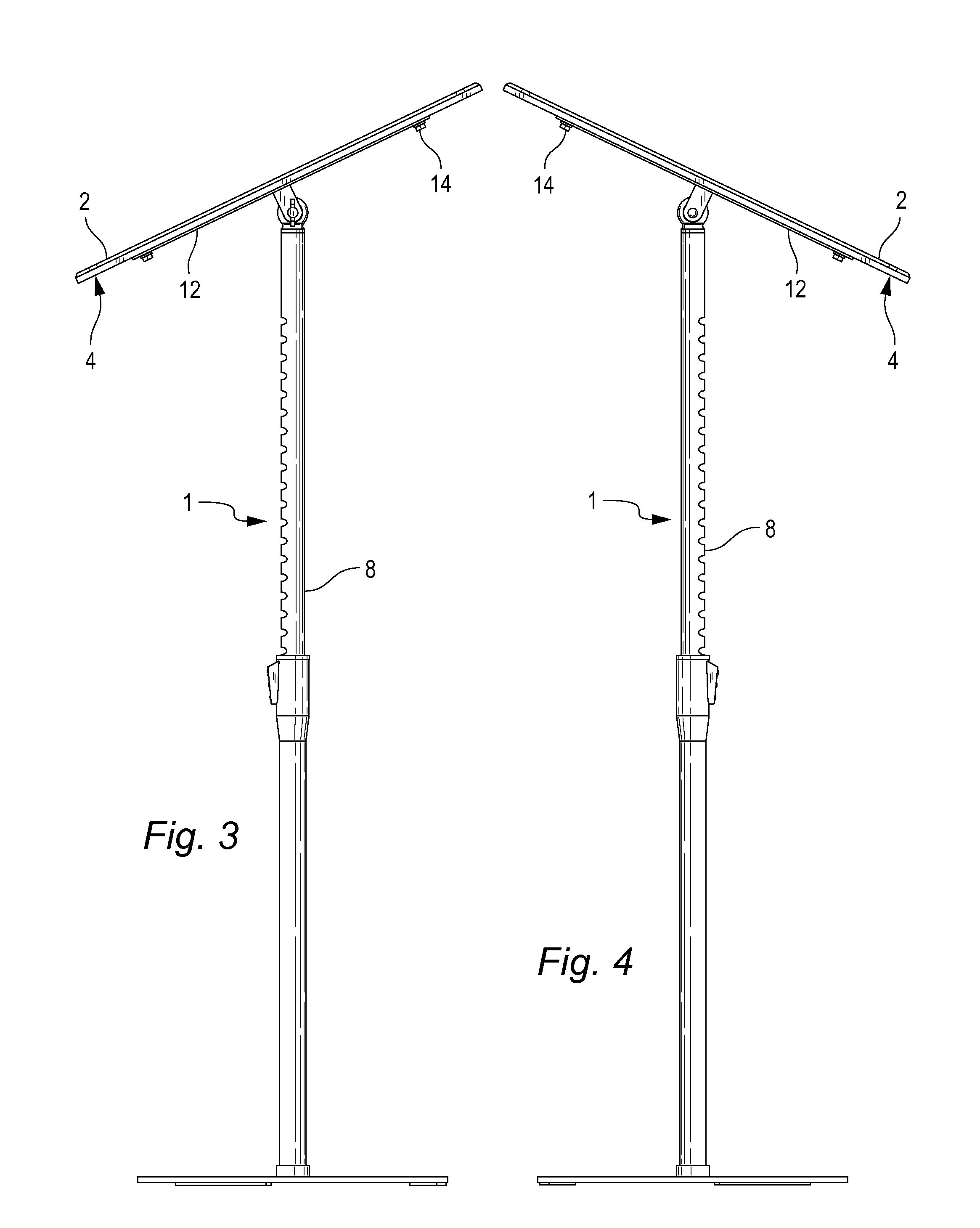 Front and rear panel display