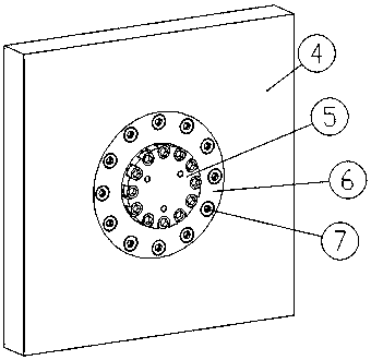 A detachable normal pressure tool changing device