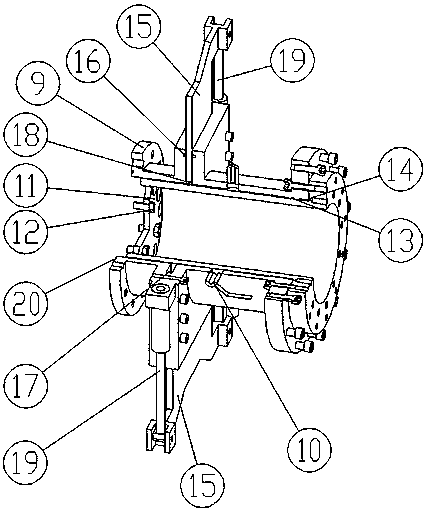 A detachable normal pressure tool changing device