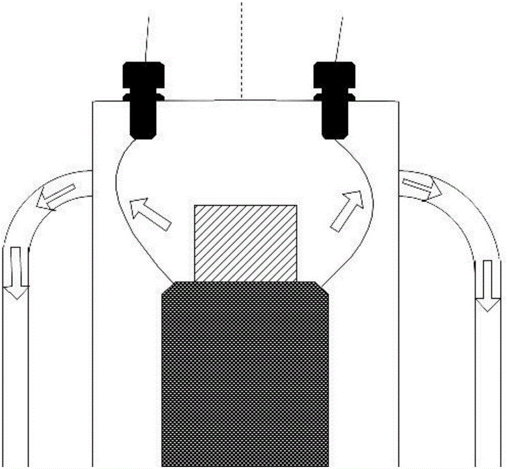 Flow rate online monitoring system of transformer oil