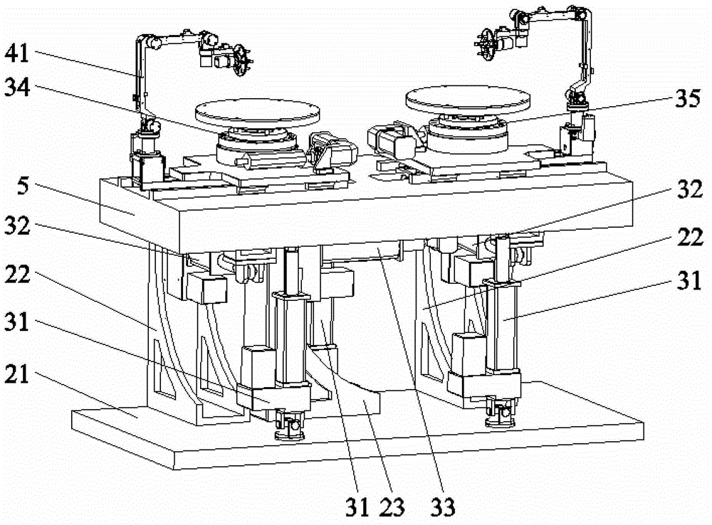 Multiple-degree-of-freedom suspension K&C (kinematics & compliance) property test platform