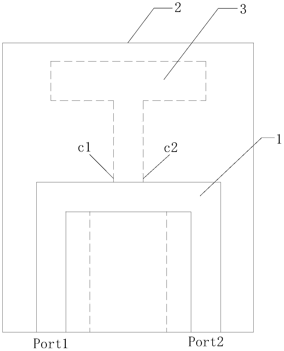 Differential slot mimo antenna with high common-mode rejection ratio