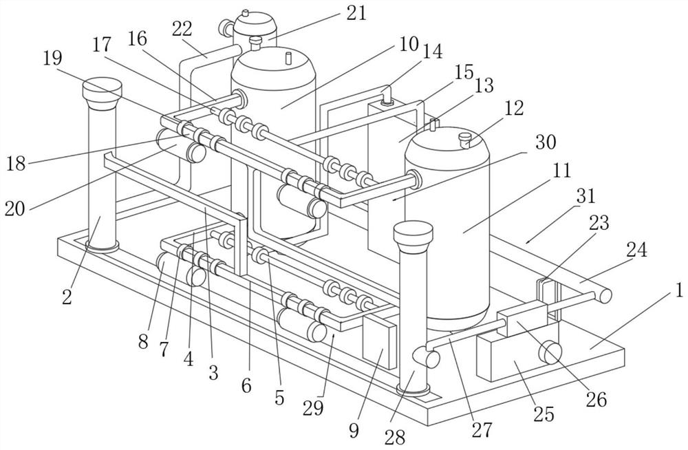 Molecular sieve dehydration pry for heating regenerated natural gas with high reliability