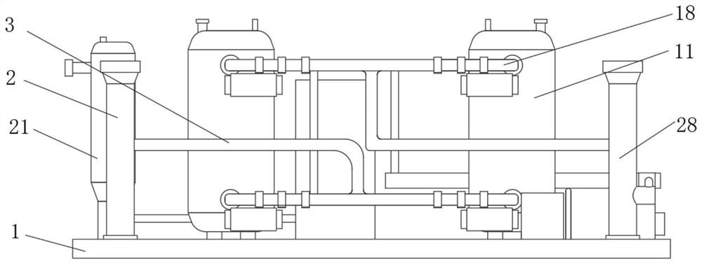 Molecular sieve dehydration pry for heating regenerated natural gas with high reliability