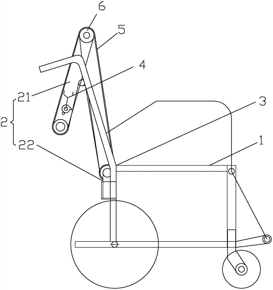 Foldable wheelchair for self-movement of disabled