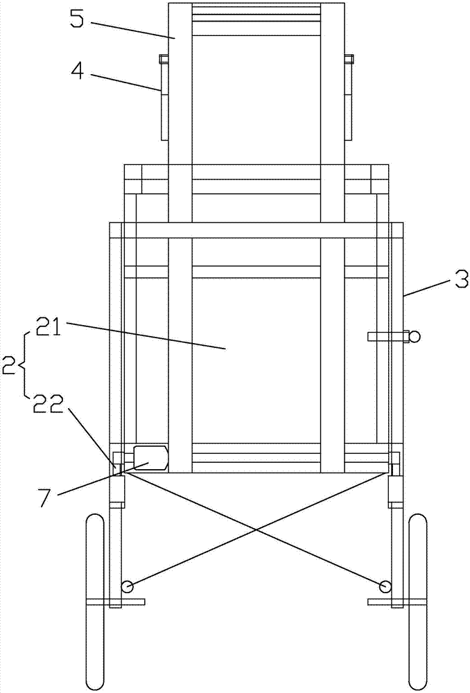 Foldable wheelchair for self-movement of disabled