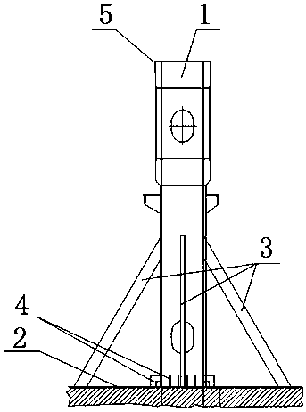 Installation method for rolling installation of movable deck guide rail structure