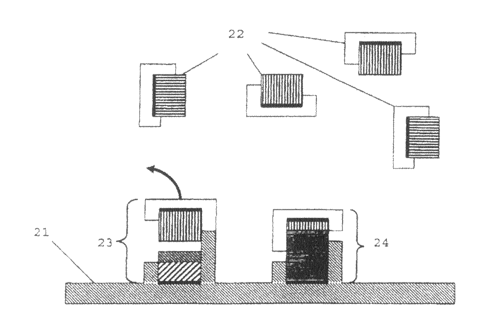 Self-assembly of components