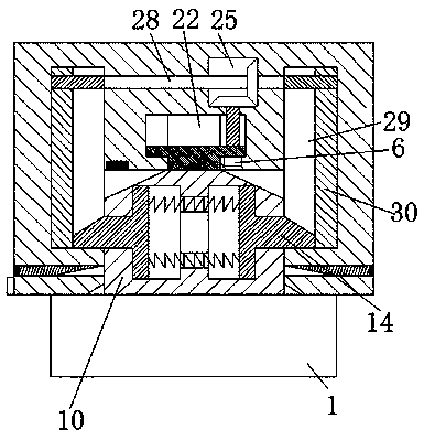 Improved advertisement lamp box fixing device