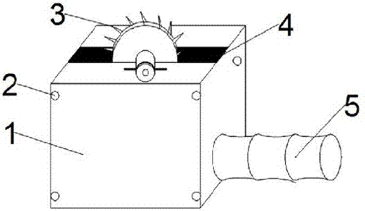 Dust collection device of electric saw for home decoration