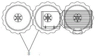 Domestic garbage screening device