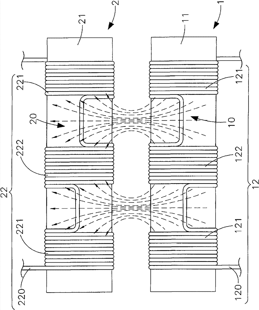 Wireless charge coil structure of electronic device