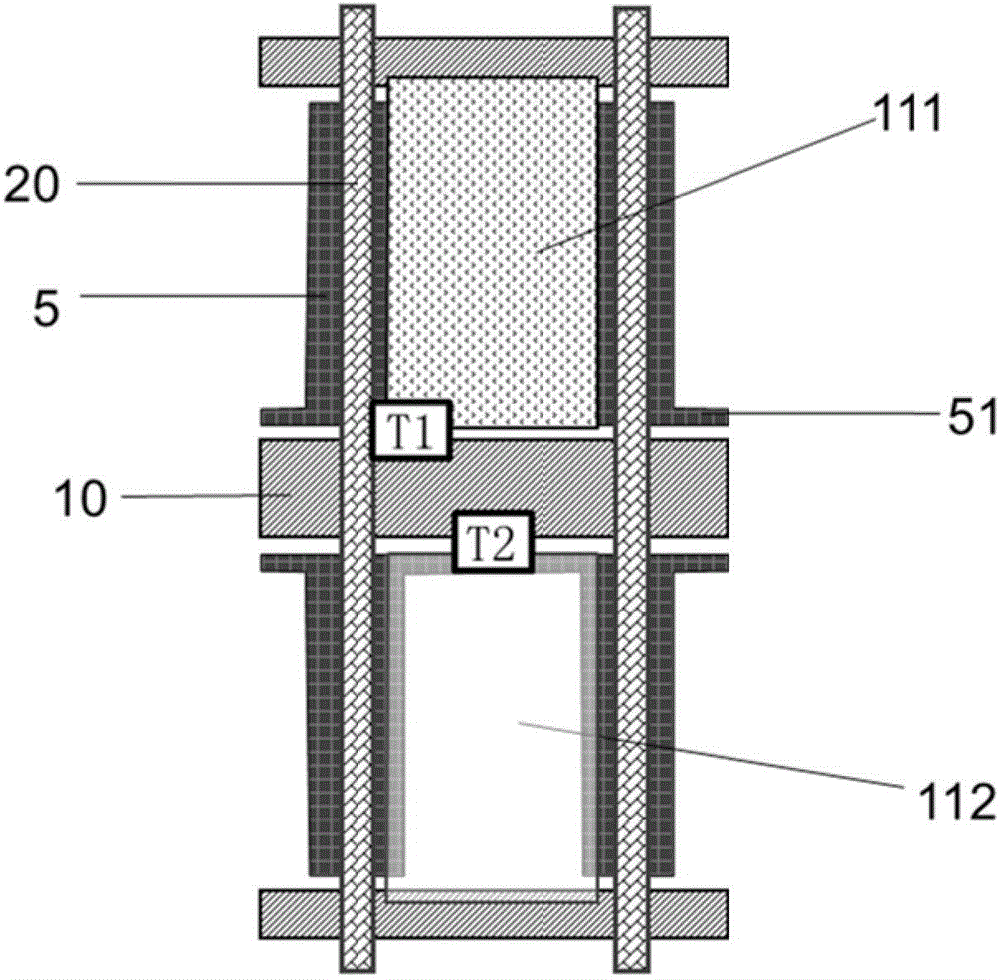 High-light transmittance transparent display device