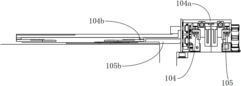 Device and method for linear exchange of silicon wafers