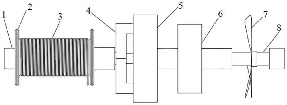 Friction damping-type household high-rise building slow descending escape device