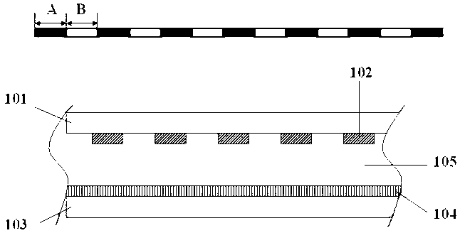 Dynamic grating for 2D-to-3D (two-dimension to three-dimension) conversion