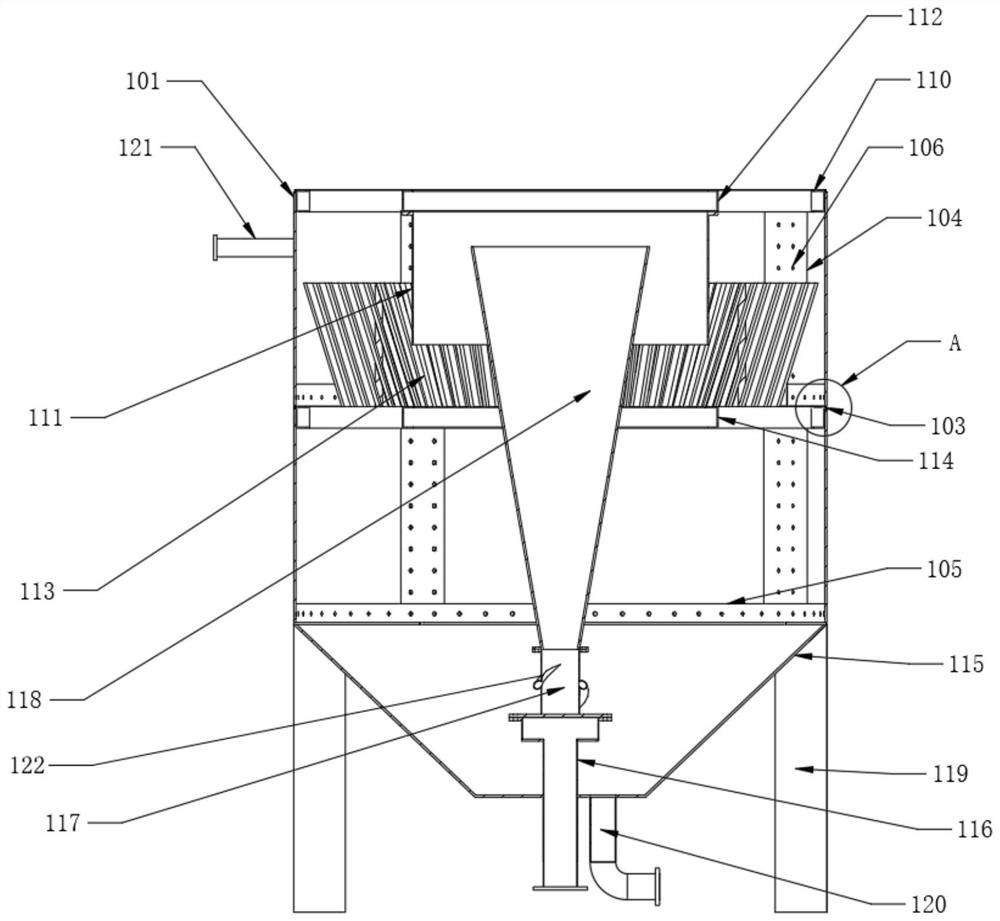 Modular assembly type water purification device and application method thereof