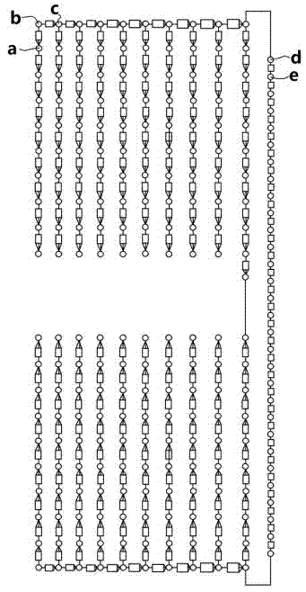 Large collapse rock blasting method under precise control of digital electronic detonators