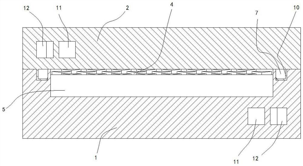 A pvc foam board extrusion die