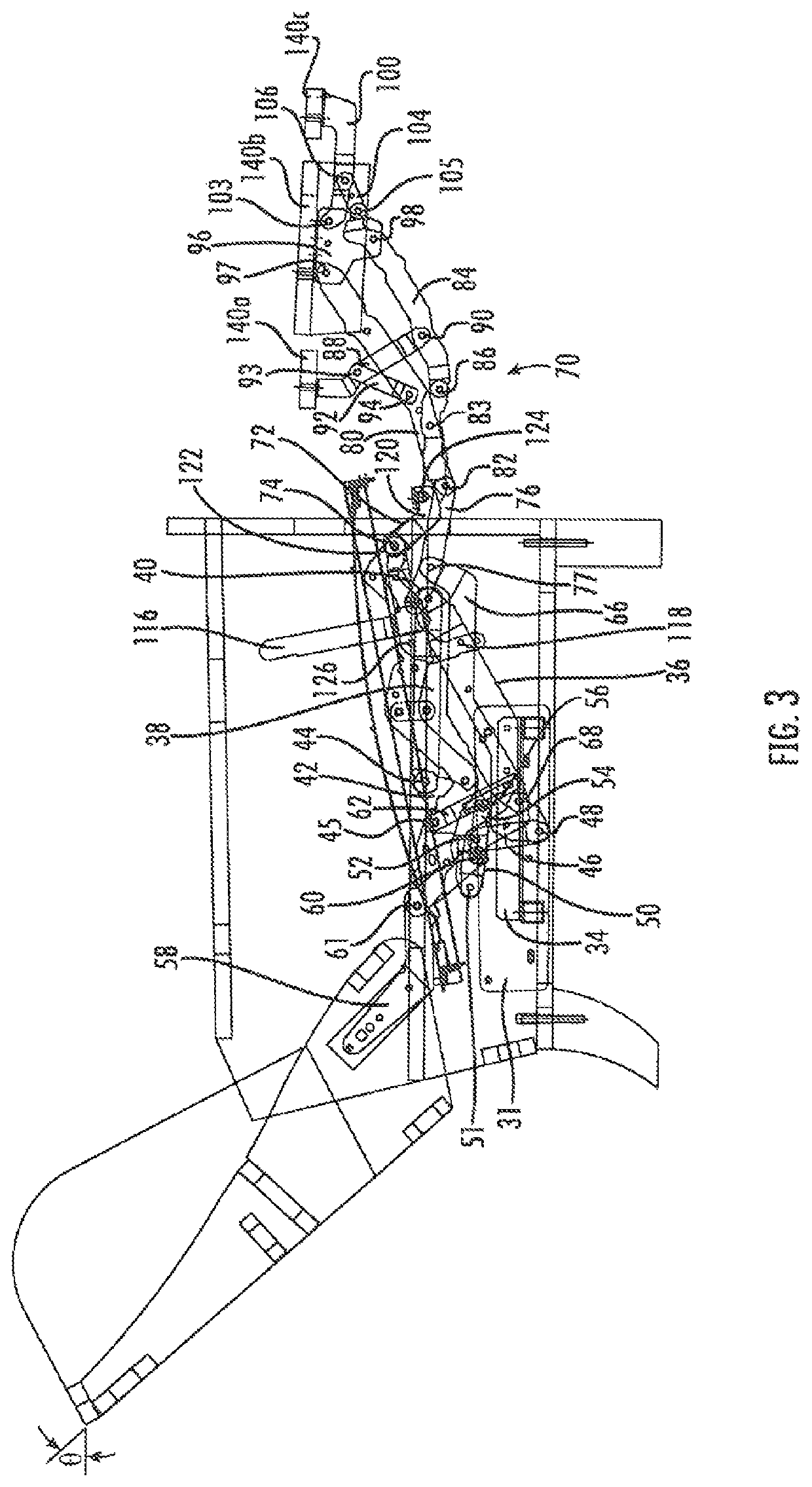 Reclining high-leg seating unit