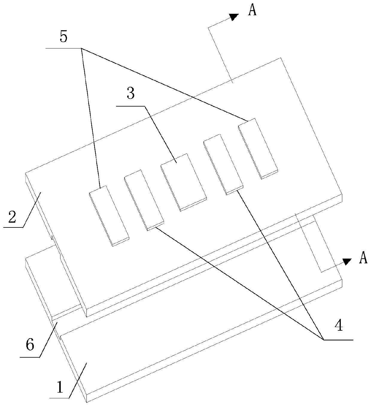 Hot-film wind speed sensing unit and sensor based on HTCC technology and preparation method of sensing unit