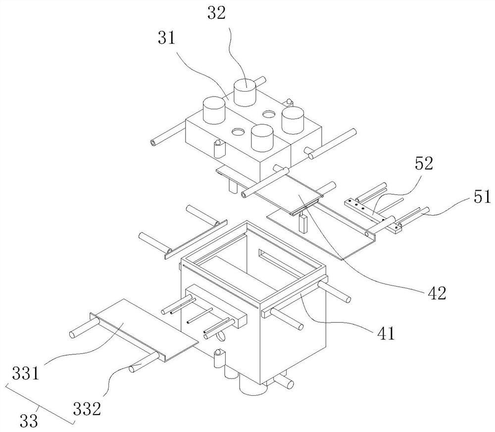 Flying-dust-free concrete mixing plant