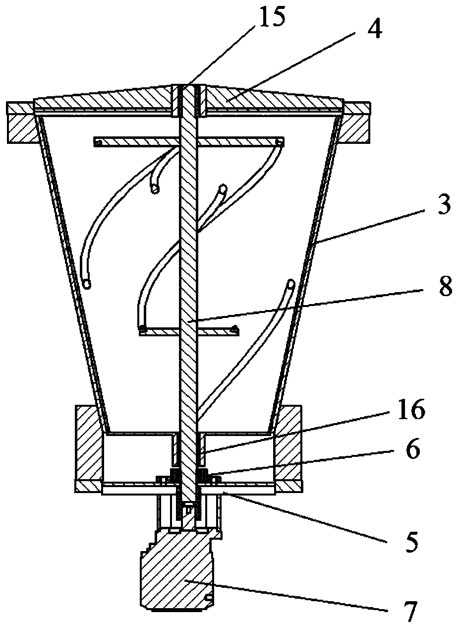 Fertilizing device and facility capable of crushing and mixing fertilizer