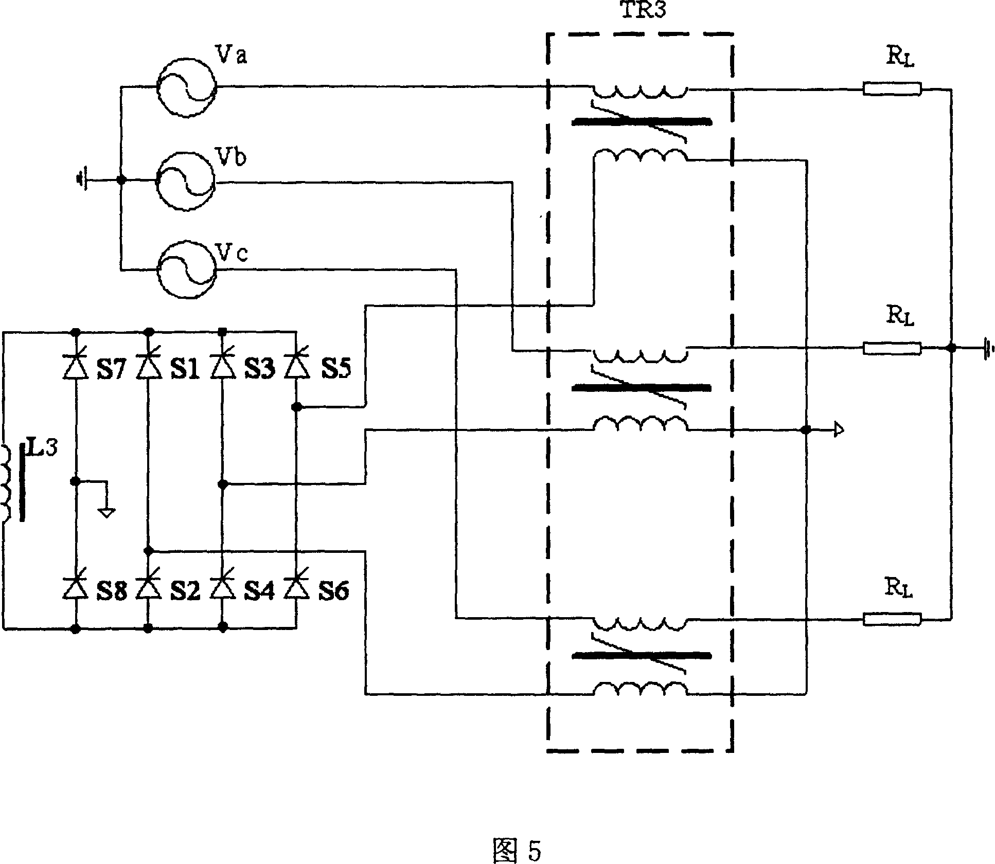 A power electronic type short-circuit fault current limiter