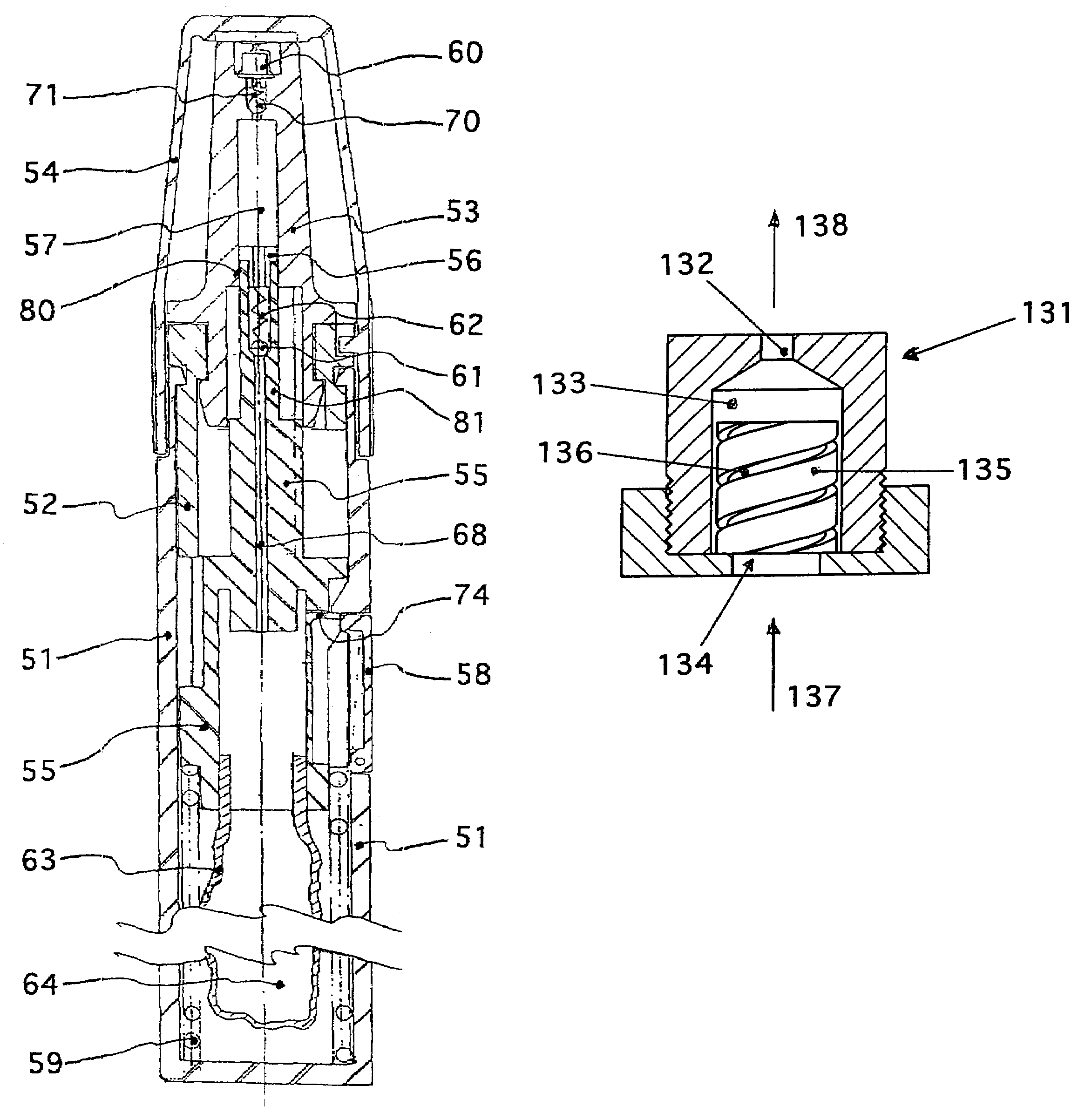 Atomizer for manual actuation