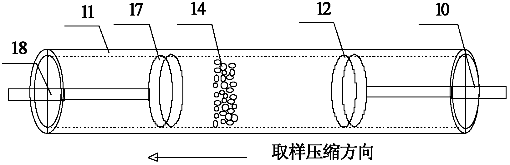 Gas hydrate sampling and analyzing method and device