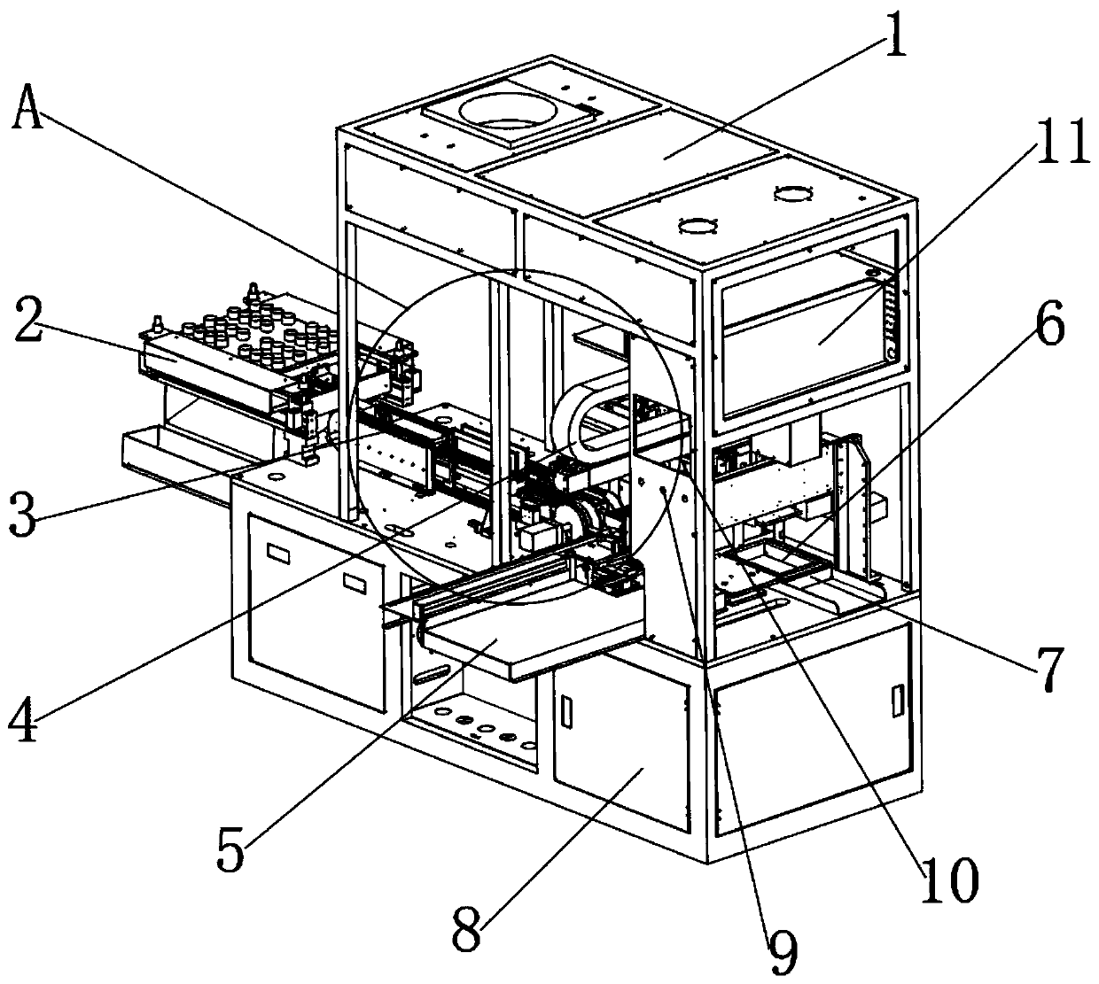 Automatic boxing machine for immune reaction cup