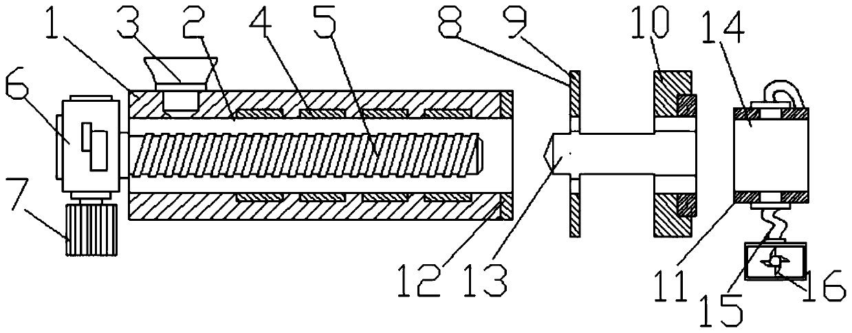 High-temperature-resistant cable plastic extruding machine