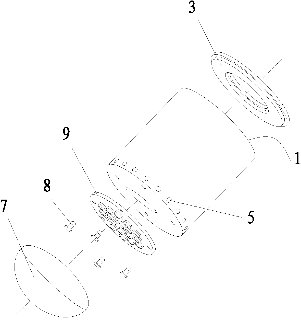 Air-cooled liquid-cooled combined radiating device