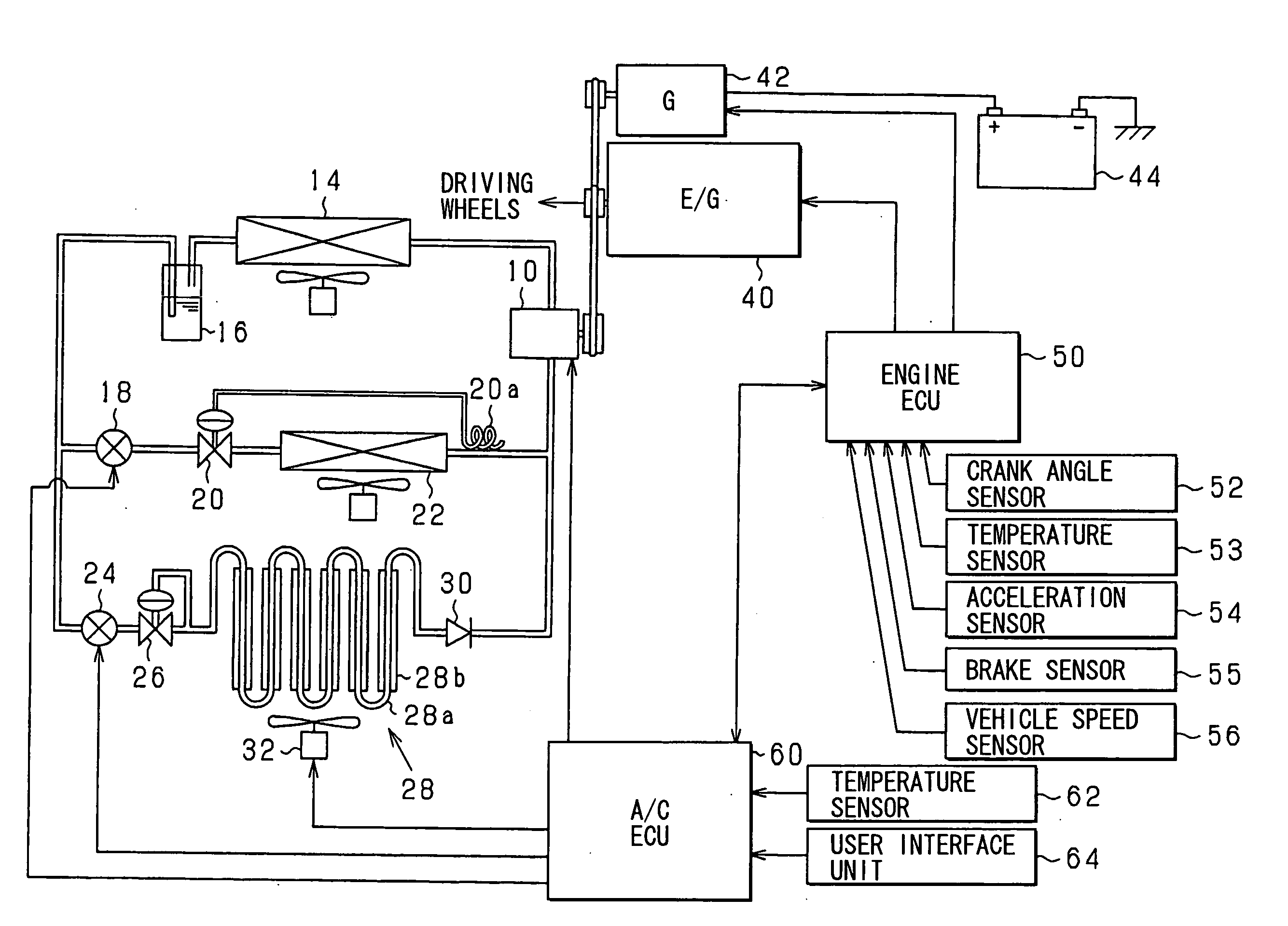 Air-conditioning system for vehicle