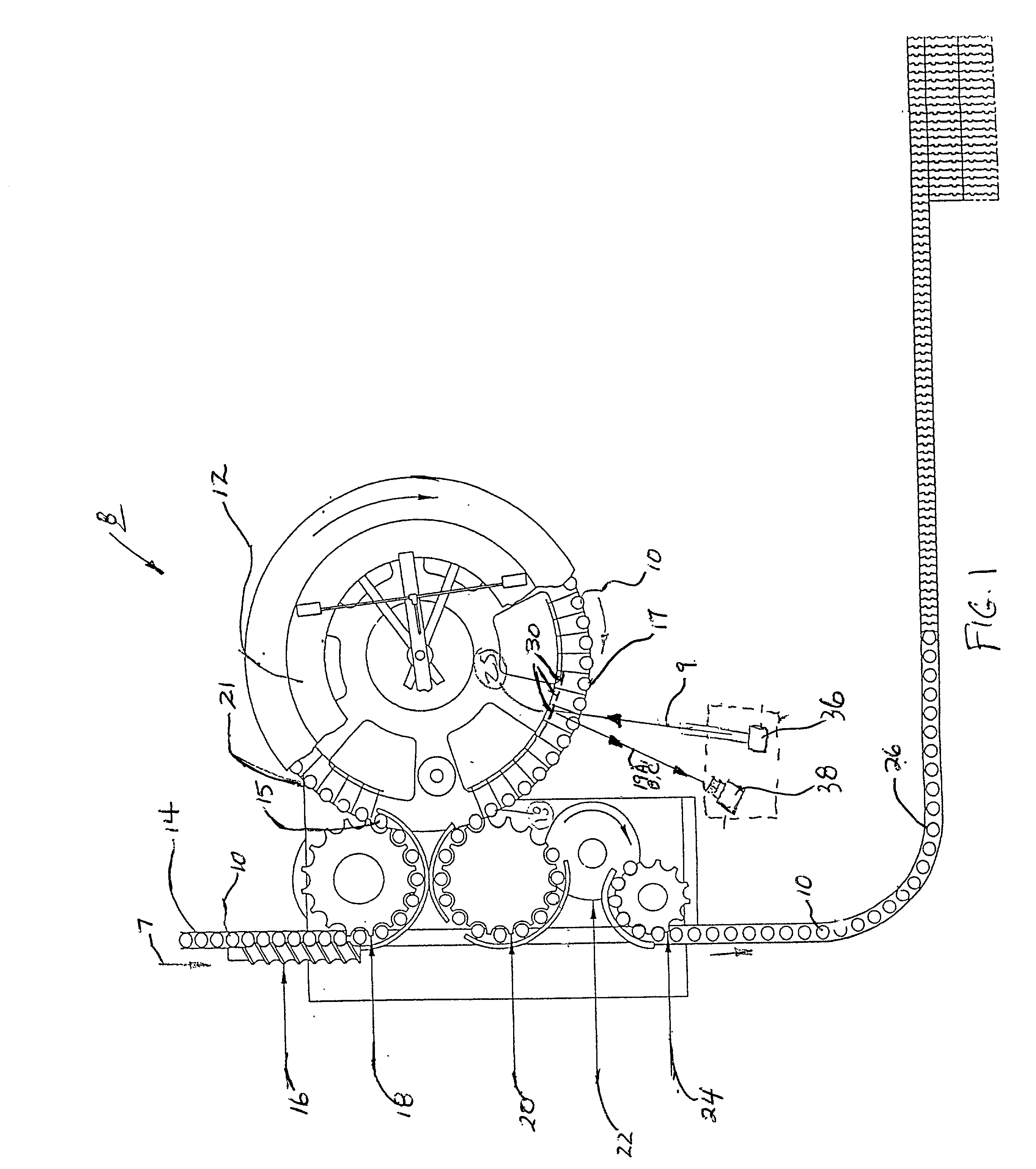 Method and apparatus for measuring fill level in bottles