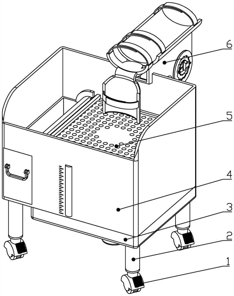 Debridement device used for diabetic foot in endocrinology department