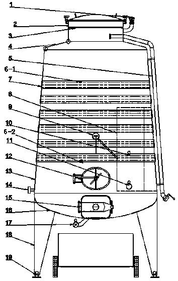 Universal wine fermentation tank