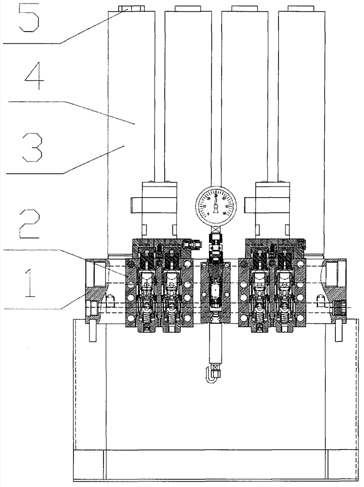 High-pressure filtering station