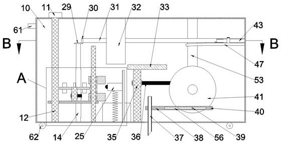 Lawn perforating machine capable of automatically adjusting perforating depth according to soil compactness