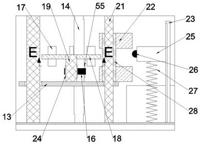 Lawn perforating machine capable of automatically adjusting perforating depth according to soil compactness