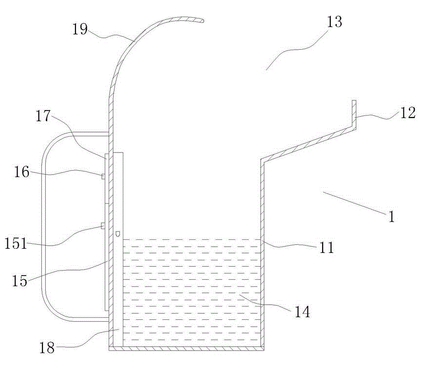 Urine measuring instrument, urine measuring and managing system, and medical care management system