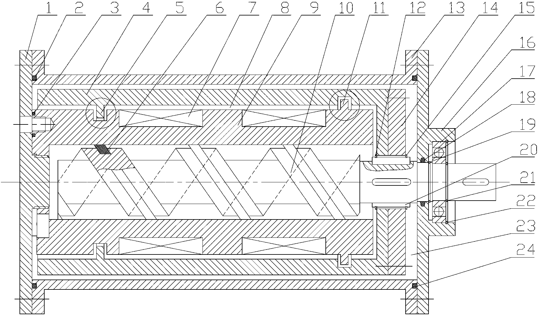 Magneto-rheological torsion damper