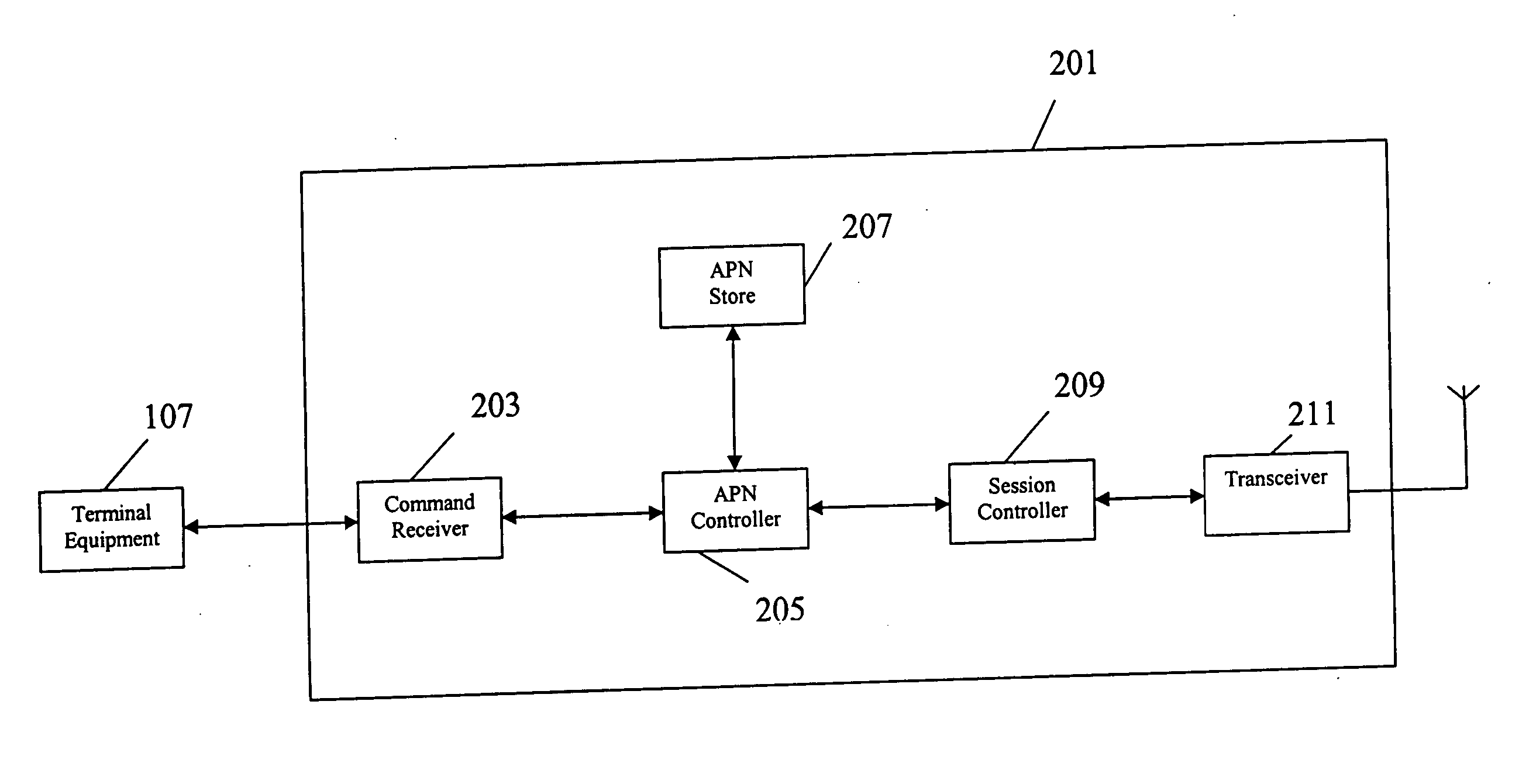 Method and apparatus for accessing a data network through a cellular communication system