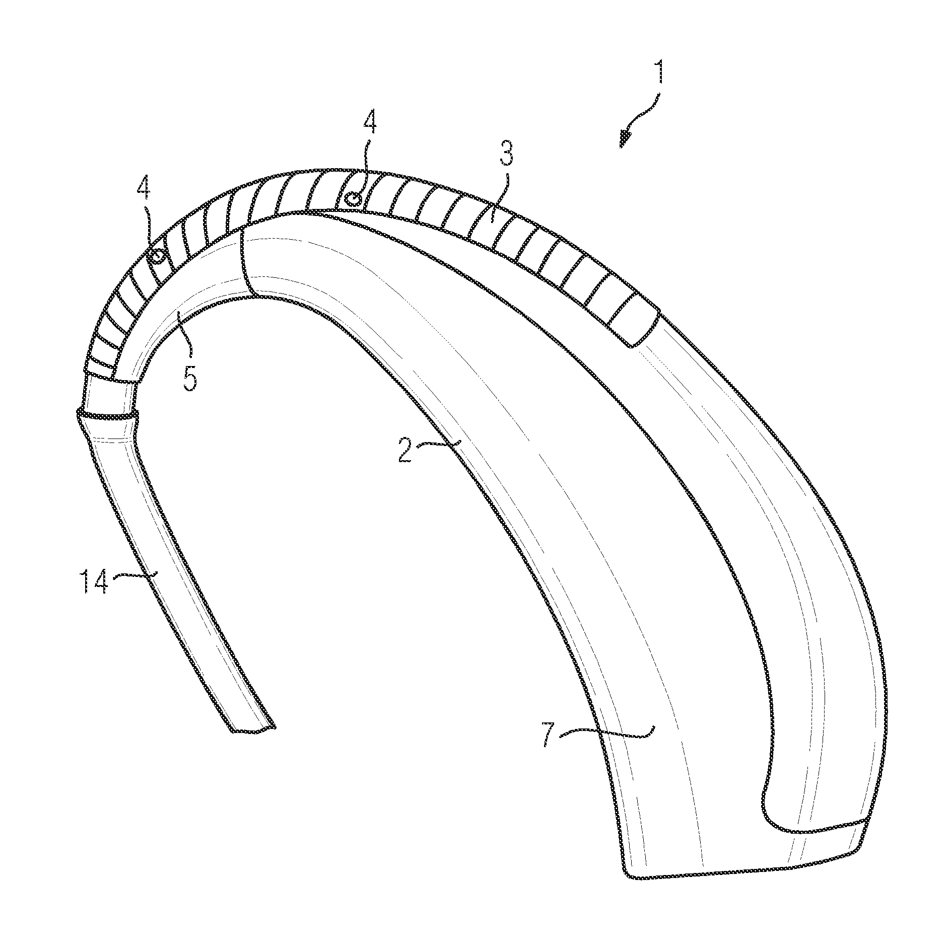 Hearing device with reduced acoustic wind sensitivity