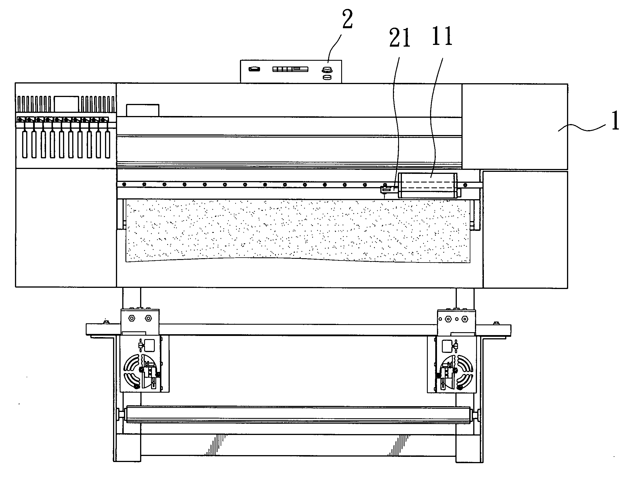 Image detection device of inkjet printing machine