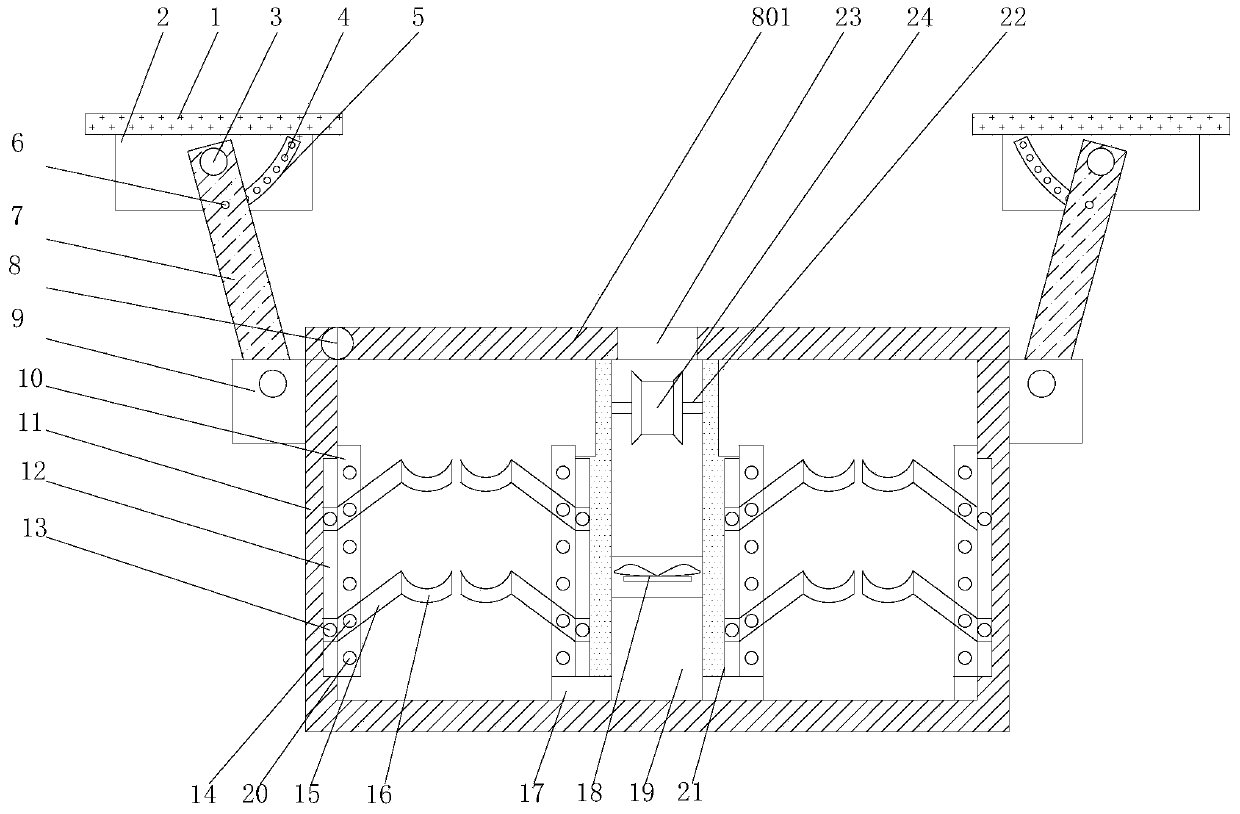 A kind of cable tray which is easy to adjust the installation height