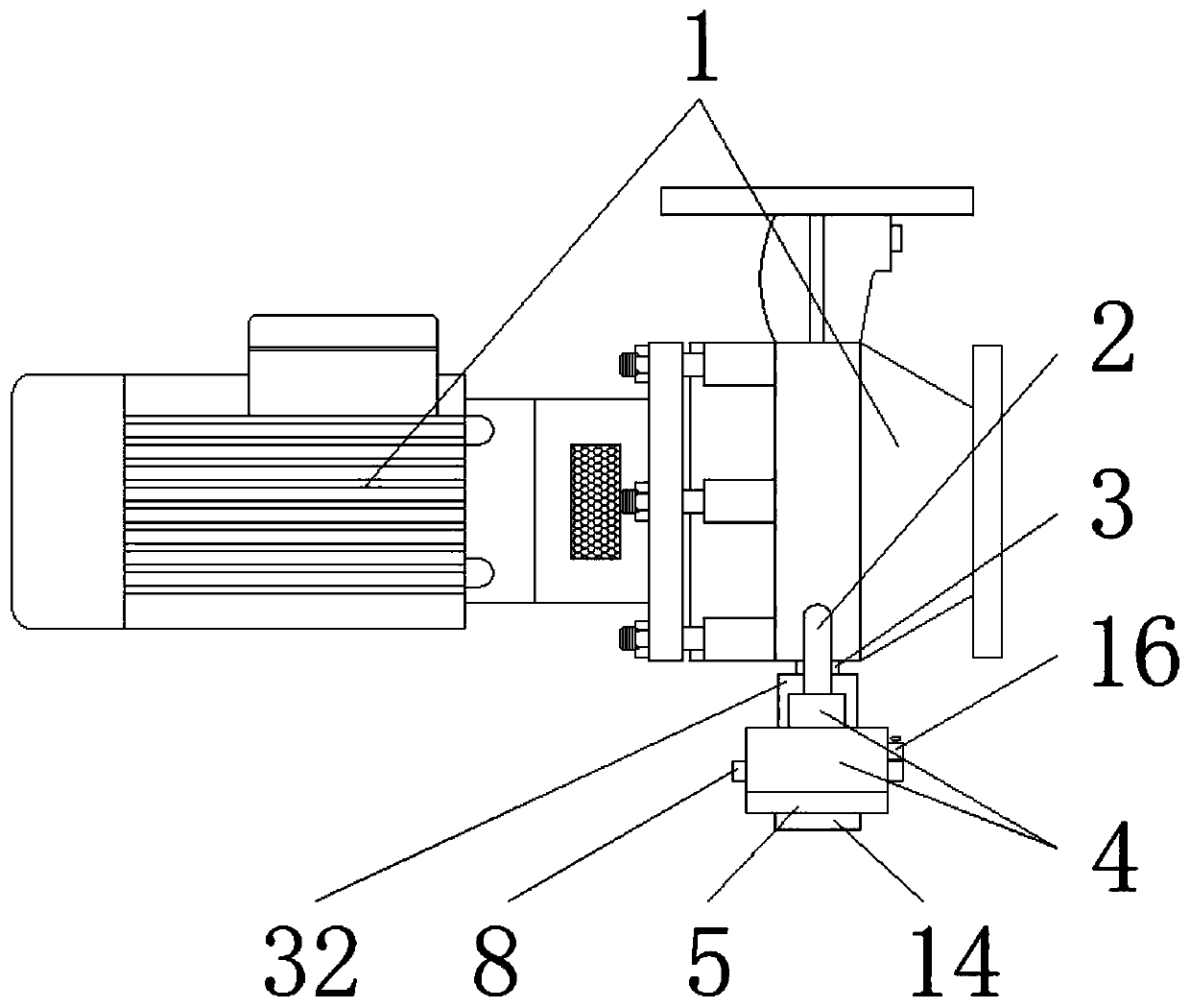 Circulating pump capable of adjusting base