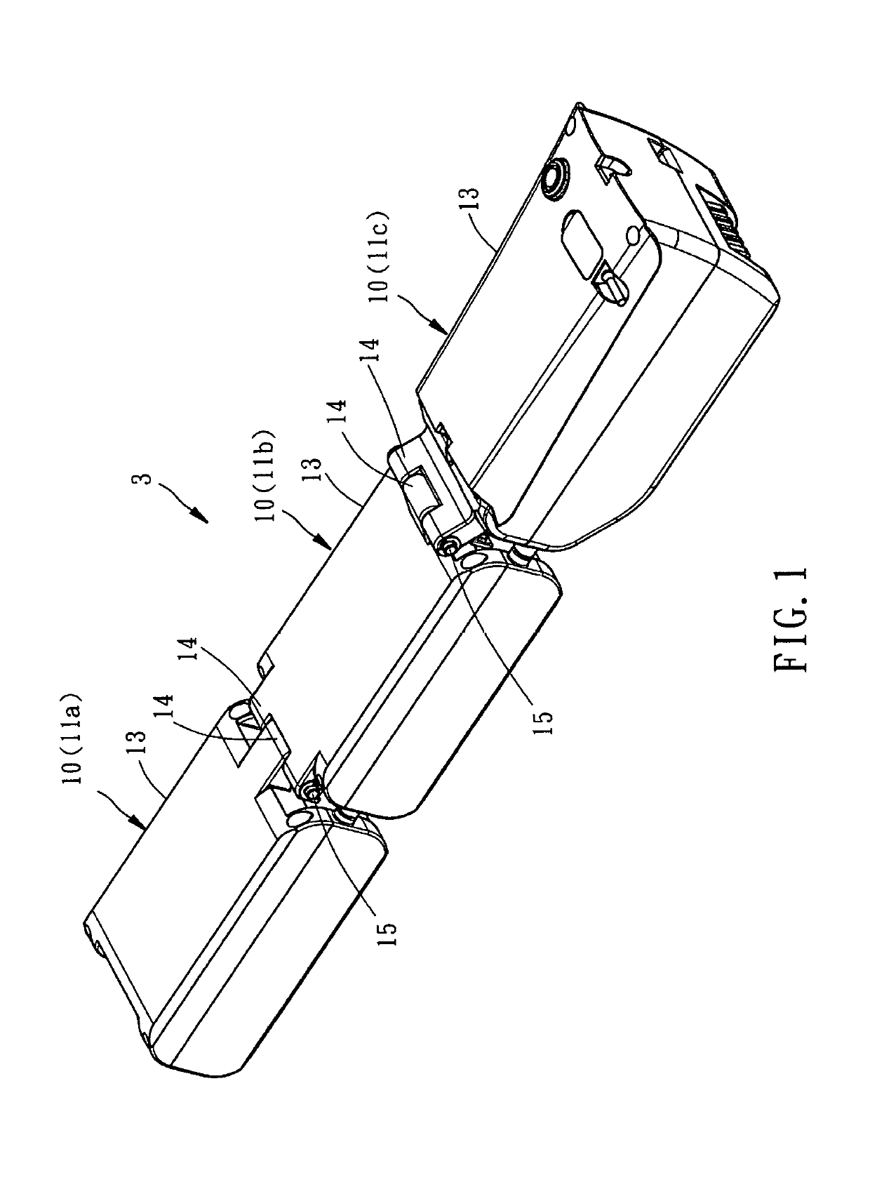 Multiplexed battery set and battery assembly having the multiplexed battery set