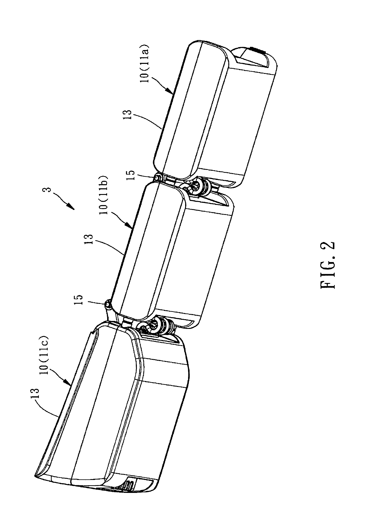 Multiplexed battery set and battery assembly having the multiplexed battery set