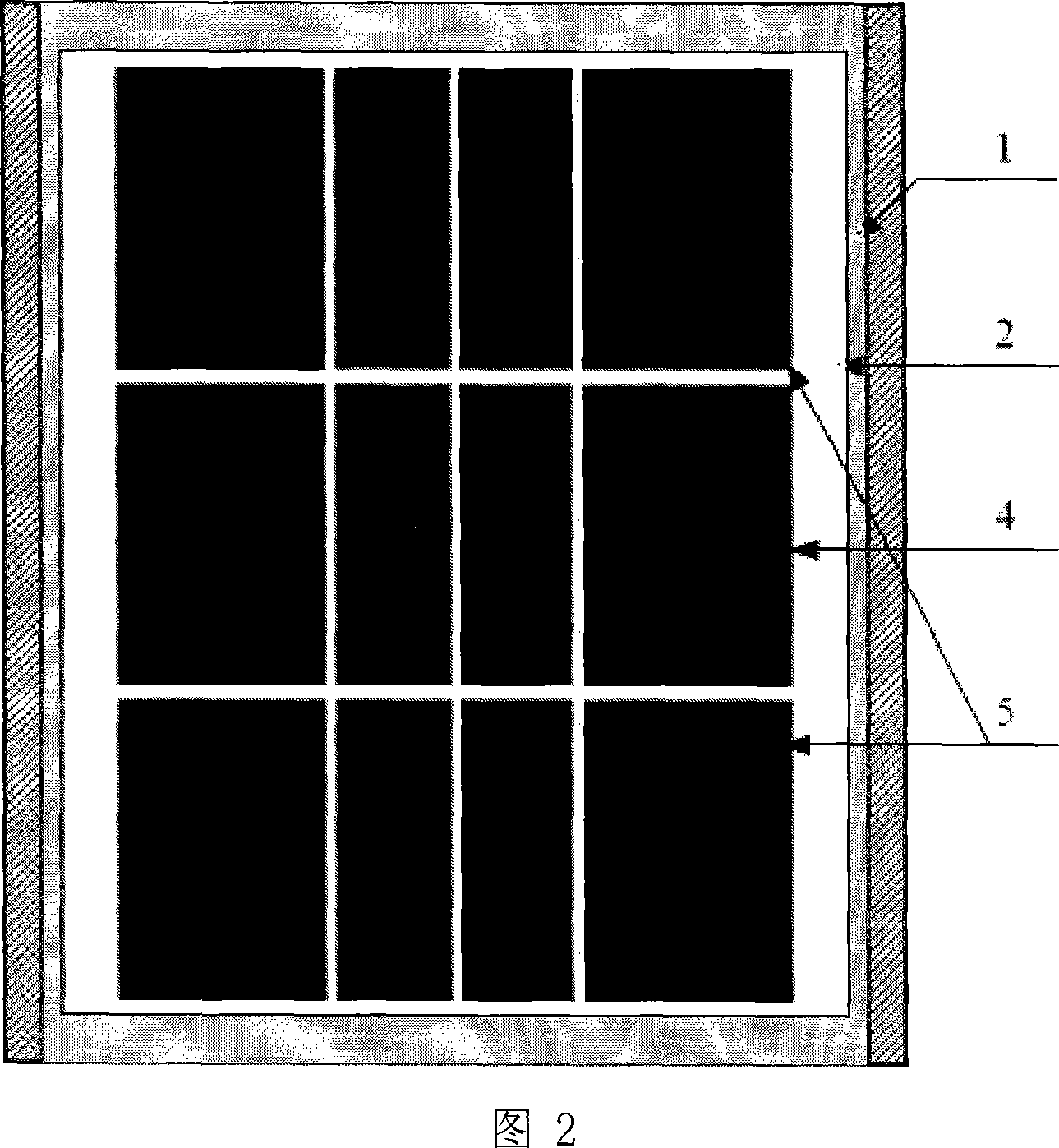 Square double mode self-calibration sensor and image rebuilding method based on sensor thereof